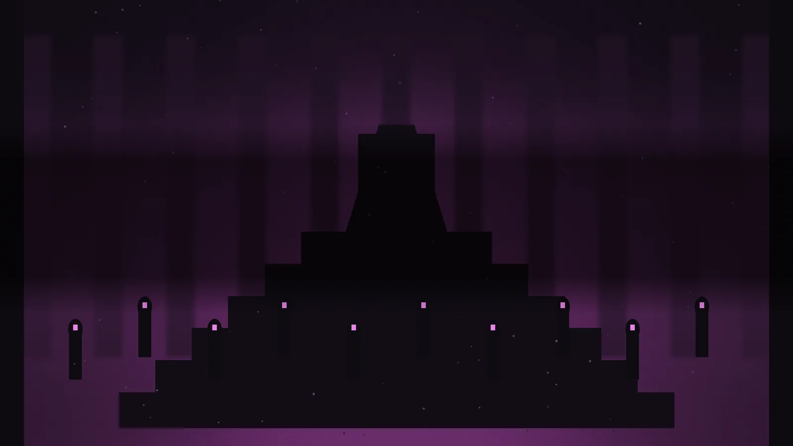The throne hive, seen from far below